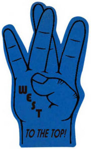 Promotional Foam Hands: 24 inch West Foam Hands